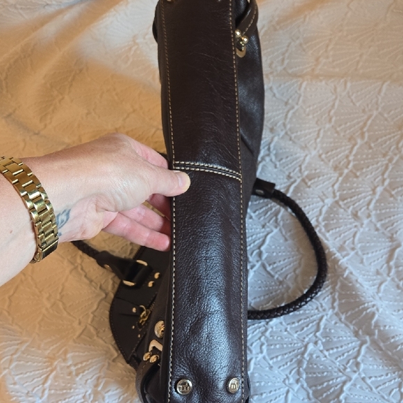Elliott Lucca Leather Dark Brown Purse - Picture 16 of 16